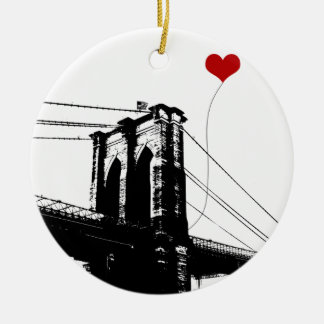 Brooklyn Bridge Keramisch Ornament