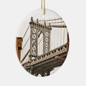 Brooklyn Bridge Keramisch Ornament (Rechts)