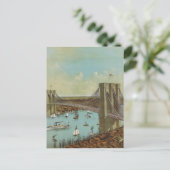 Brooklyn Bridge-kleurenBriefkaart Briefkaart (Staand voorkant)