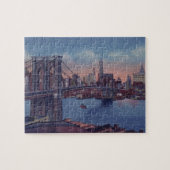 Brooklyn Bridge-kunst schilderen Legpuzzel (Horizontaal)