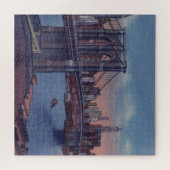 Brooklyn Bridge-kunst schilderen Legpuzzel (Horizontaal)