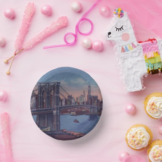  Brooklyn Bridge-kunst schilderen Papieren Kommen (Feest)