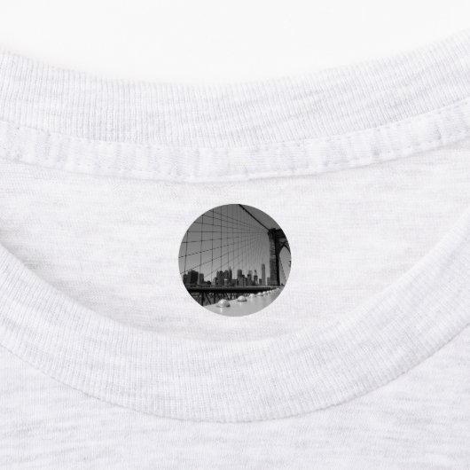 Brooklyn bridge labels (Aangebracht)