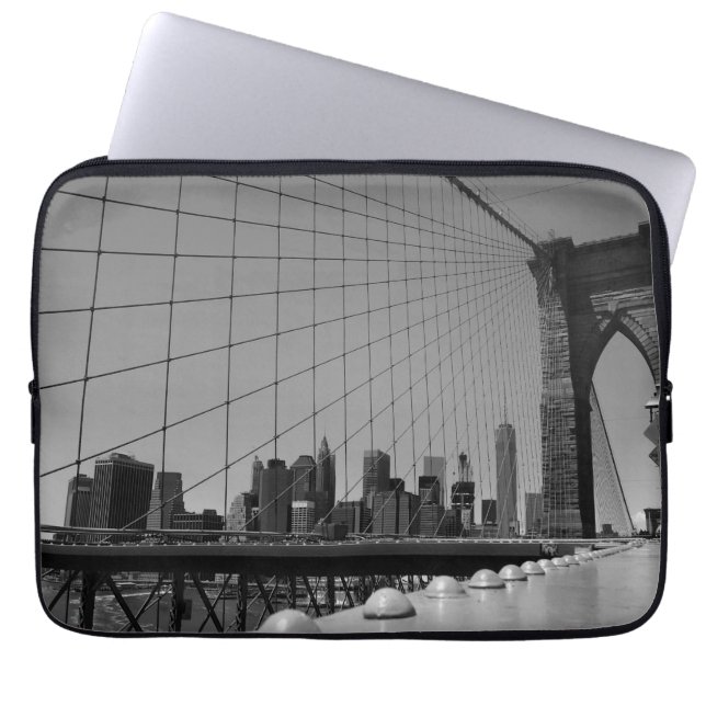 Brooklyn bridge laptop sleeve (Voorkant)