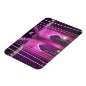 Brooklyn Bridge Lit Paars Magneet (Linkerzijde)