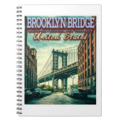BROOKLYN BRIDGE - MANHATTAN - BROOKLYN - NEW YORK NOTITIEBOEK (Voorkant)
