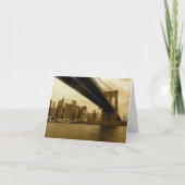 Brooklyn Bridge/Manhattan Kaart (Voorkant)