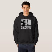Brooklyn Bridge Mannen Hoodie (Voorkant volledig)