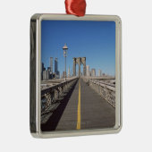 Brooklyn Bridge Metalen Ornament (Rechts)