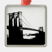  Brooklyn Bridge Metalen Ornament (Voorkant)