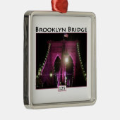 Brooklyn Bridge Metalen Ornament (Rechts)
