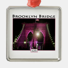 Brooklyn Bridge Metalen Ornament