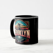 Brooklyn Bridge Mok (Voorkant links)