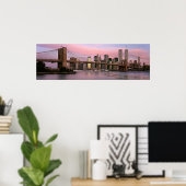 Brooklyn Bridge, Morning, 2000 Poster (Thuiskantoor)