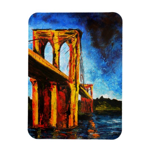 Brooklyn Bridge naar Utopia 2009 Magneet (Verticaal)