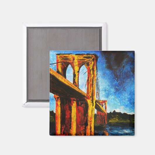 Brooklyn Bridge naar Utopia 2009 Magneet (Voorkant / Achterkant)