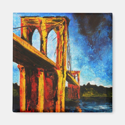 Brooklyn Bridge naar Utopia 2009 Magneet (Voorkant)