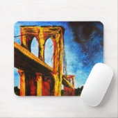 Brooklyn Bridge naar Utopia 2009 Muismat (Met muis)