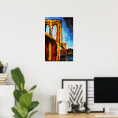 Brooklyn Bridge naar Utopia 2009 Poster (Thuiskantoor)