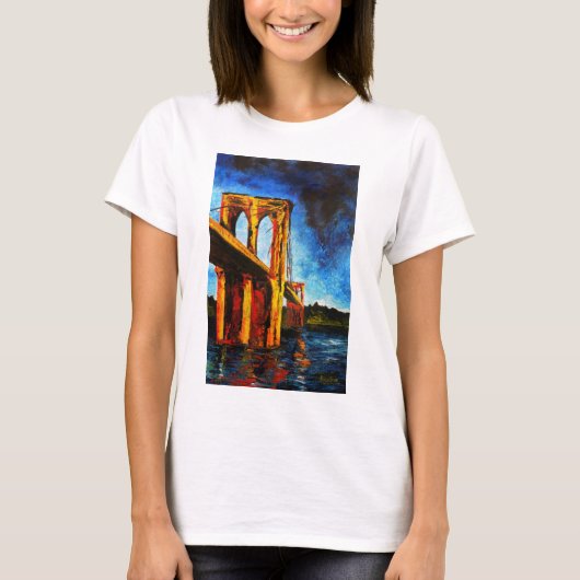 Brooklyn Bridge naar Utopia 2009 T-shirt (Voorkant)
