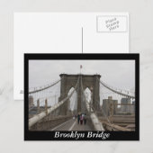 Brooklyn Bridge, New York Briefkaart (Voorkant / Achterkant)