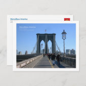 Brooklyn Bridge, New York Briefkaart (Voorkant / Achterkant)