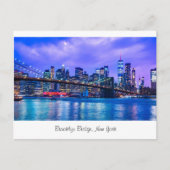 Brooklyn Bridge, New York Briefkaart (Voorkant)