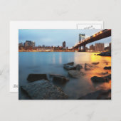Brooklyn Bridge New york Briefkaart (Voorkant / Achterkant)