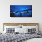 Brooklyn Bridge, New York Canvas Afdruk (Insitu (Slaapkamer))