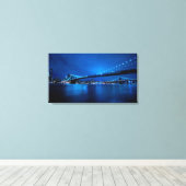 Brooklyn Bridge, New York Canvas Afdruk (Insitu (Houten vloer))