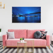 Brooklyn Bridge, New York Canvas Afdruk (Insitu (Woonkamer))