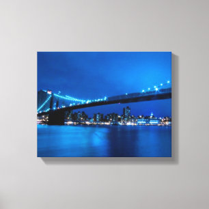 Brooklyn Bridge, New York Canvas Afdruk