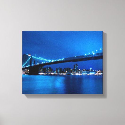 Brooklyn Bridge, New York Canvas Afdruk (Voorkant)