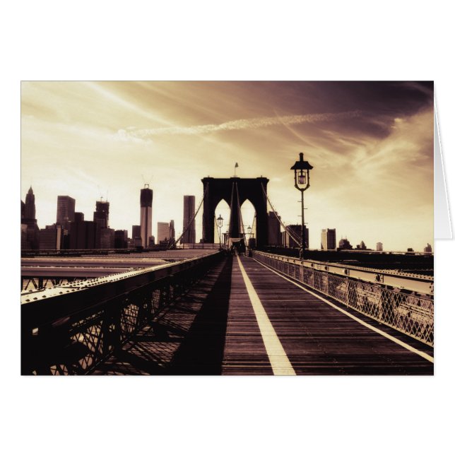 Brooklyn Bridge - New York City (Voorkant Horizontaal)