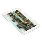 Brooklyn Bridge, New York City 1910,  Postca Magneet (Rechterzijde)