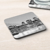 Brooklyn Bridge New York City Bier Onderzetter (Linkerzijde)