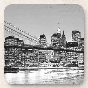 Brooklyn Bridge New York City Bier Onderzetter