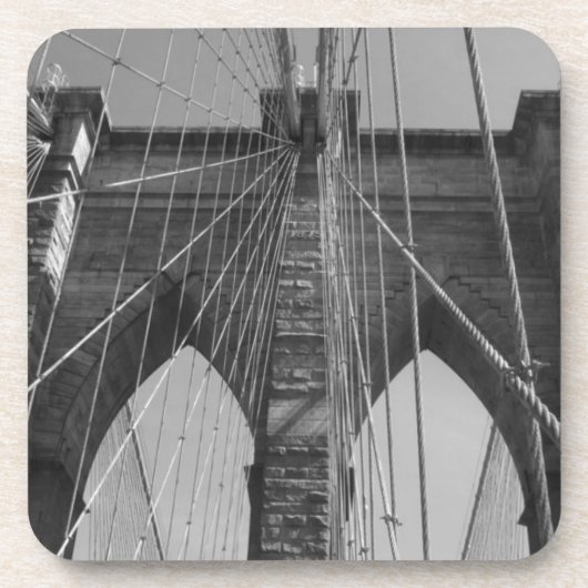 Brooklyn Bridge New York City Bier Onderzetter (Voorkant)
