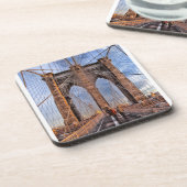 Brooklyn Bridge New York City Bier Onderzetter (Linkerzijde)
