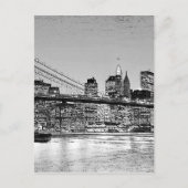 Brooklyn Bridge New York City Briefkaart (Voorkant)