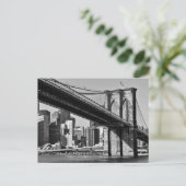 Brooklyn Bridge New York City Briefkaart (Staand voorkant)