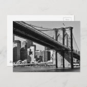 Brooklyn Bridge New York City Briefkaart (Voorkant / Achterkant)