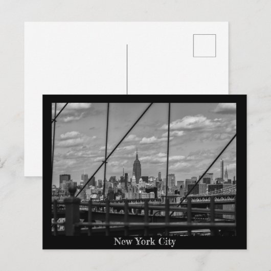 Brooklyn Bridge, New York City Briefkaart (Voorkant / Achterkant)