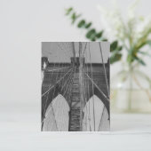 Brooklyn Bridge New York City Briefkaart (Staand voorkant)