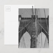 Brooklyn Bridge New York City Briefkaart (Voorkant / Achterkant)