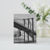 Brooklyn Bridge New York City Briefkaart (Staand voorkant)