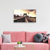 Brooklyn Bridge - New York City Canvas Afdruk (Insitu (Woonkamer))