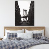 Brooklyn Bridge New York City - Canvas Print (Insitu (Slaapkamer))