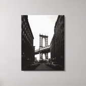 Brooklyn Bridge New York City - Canvas Print (Voorkant)