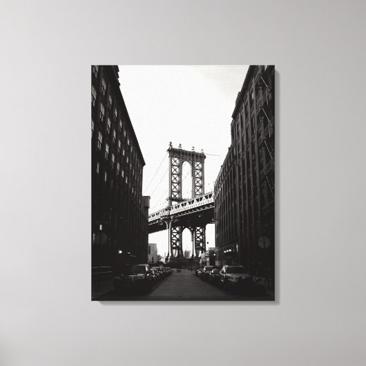 Brooklyn Bridge New York City - Canvas Print (Voorkant)